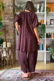 Bibi Gingham Pocket Tunic Rust